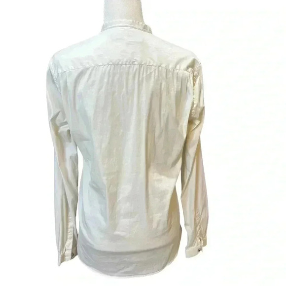 The Kooples Womens Button Down Fitted White Long Sleeve Size M - Picture 5 of 11